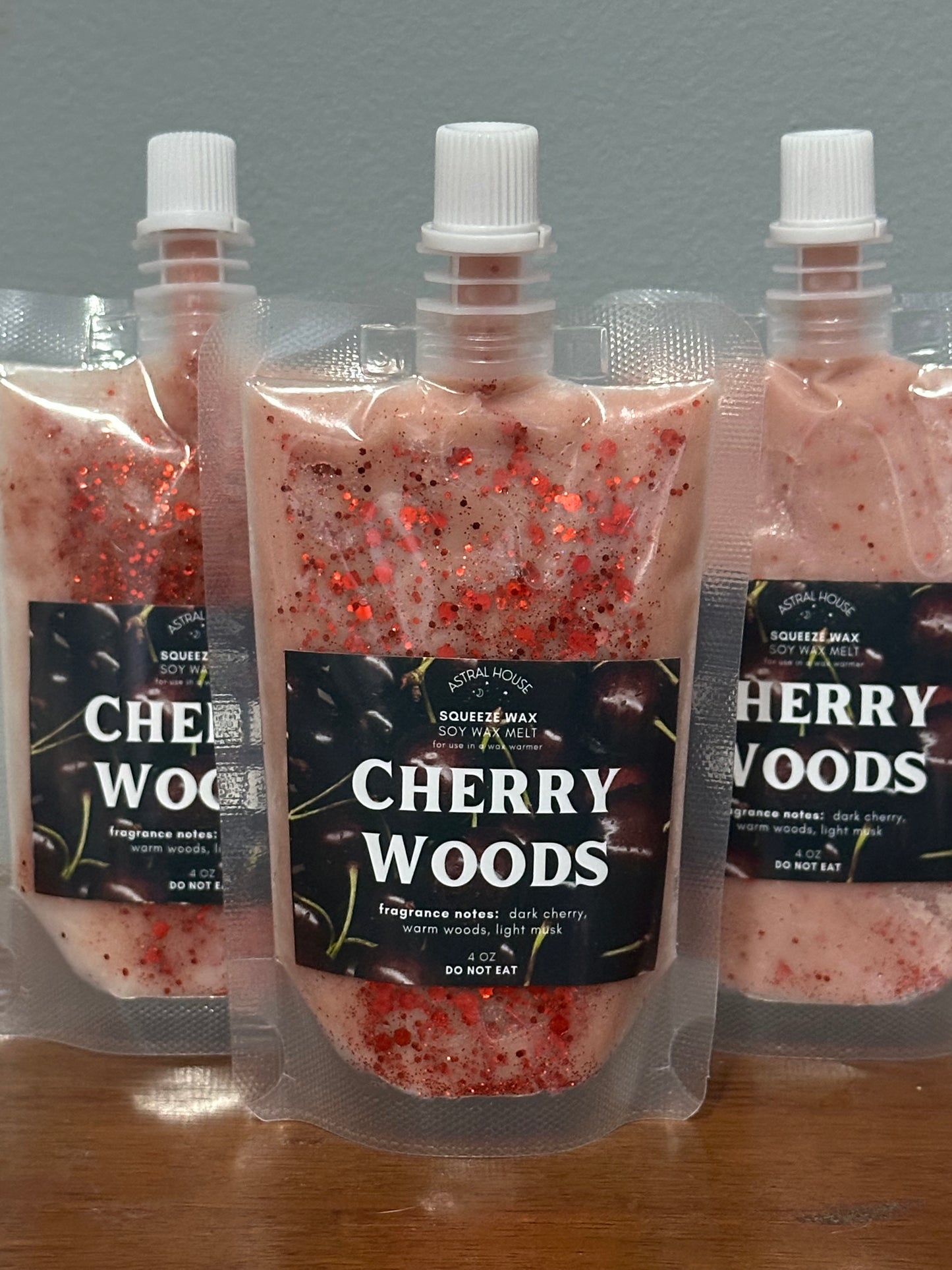 ‘Cherry Woods’ Squeeze Wax™ Squeezable Soy Wax Melt