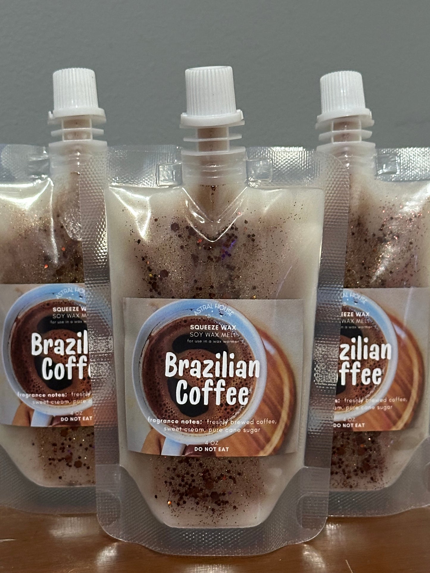 ‘Brazilian Coffee' Squeeze Wax™ Squeezable Soy Wax Melt