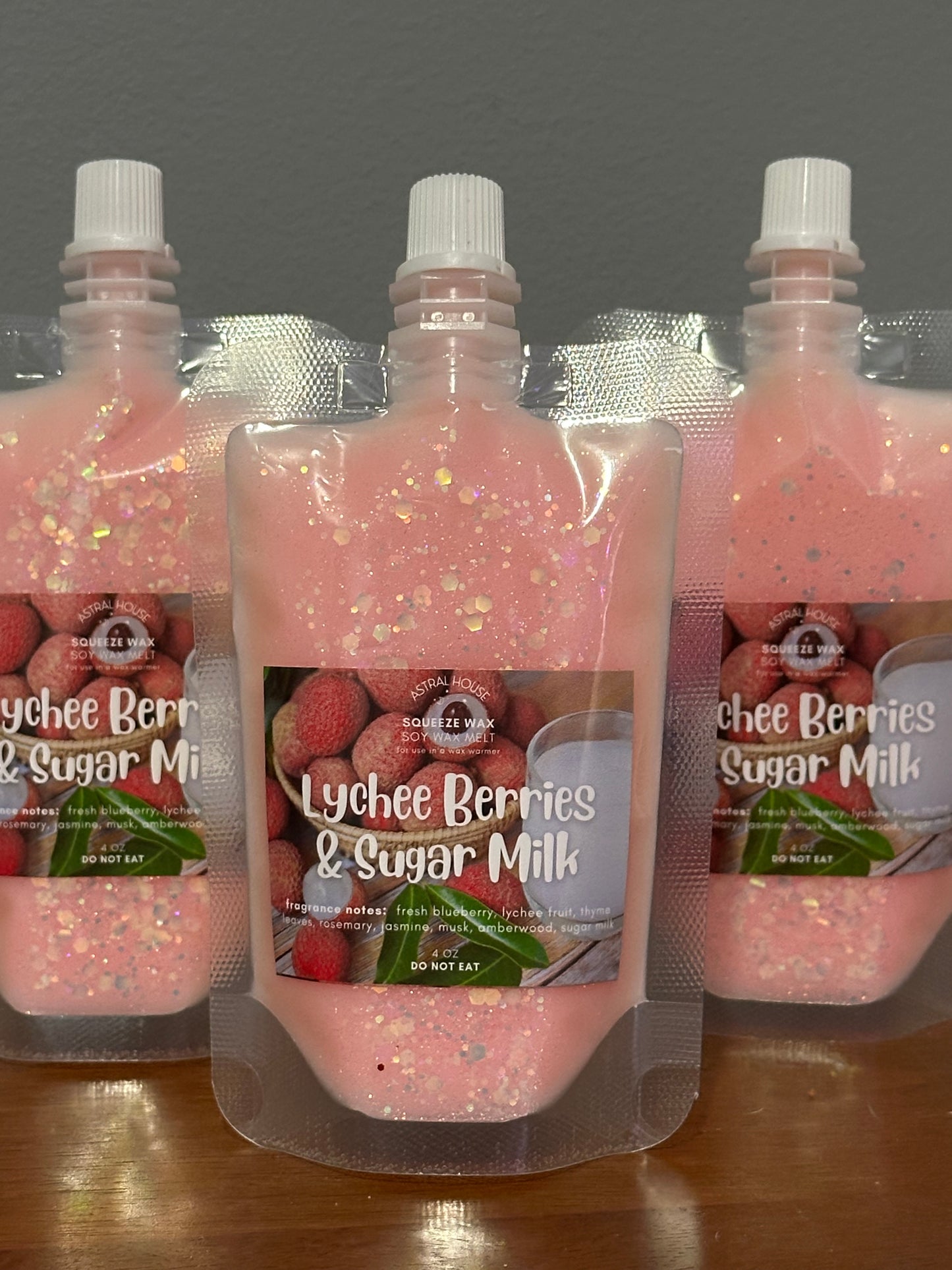 'Lychee Berries & Sugar Milk' Squeeze Wax™ Squeezable Wax Melt