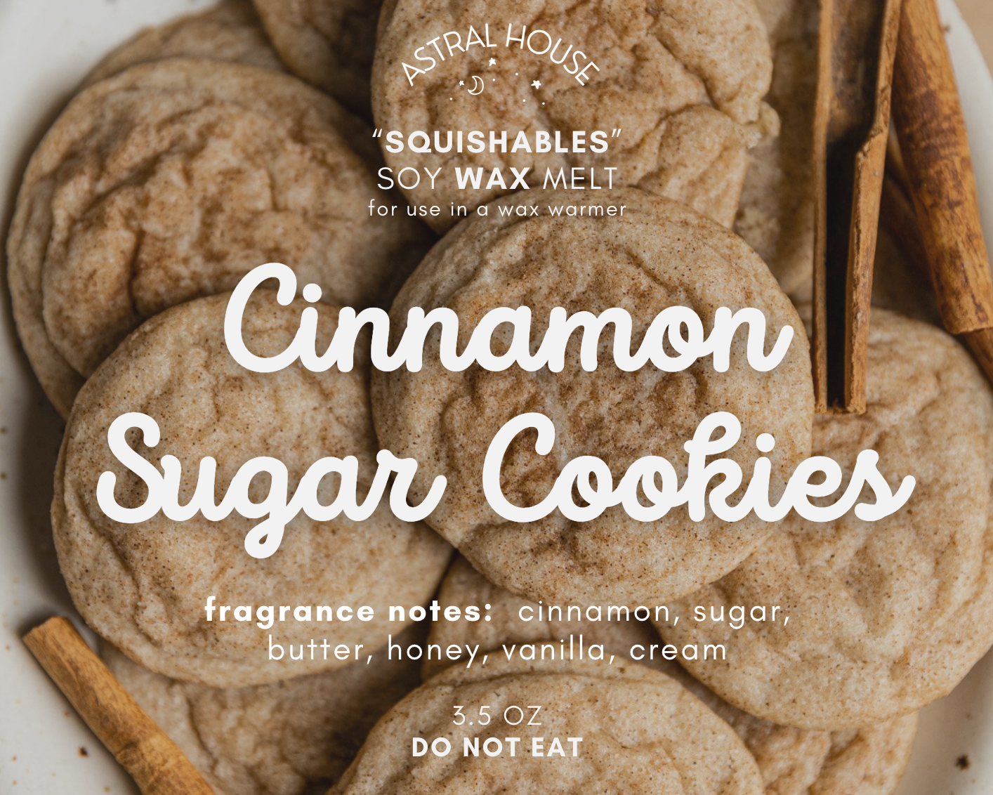 'Cinnamon Sugar Cookies' Squeezable Wax Melt