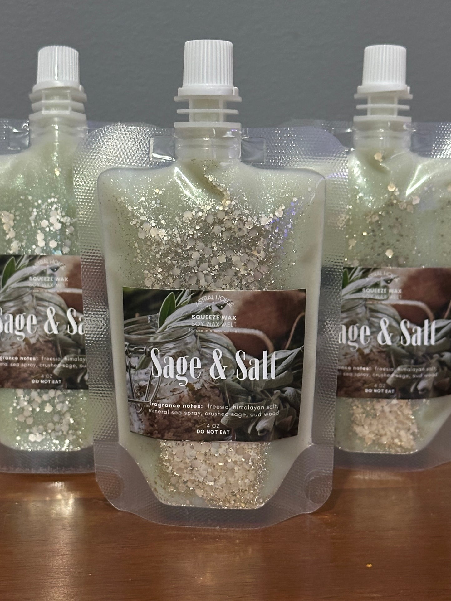 'Sage & Salt' Squeeze Wax™ Squeezable Wax Melt