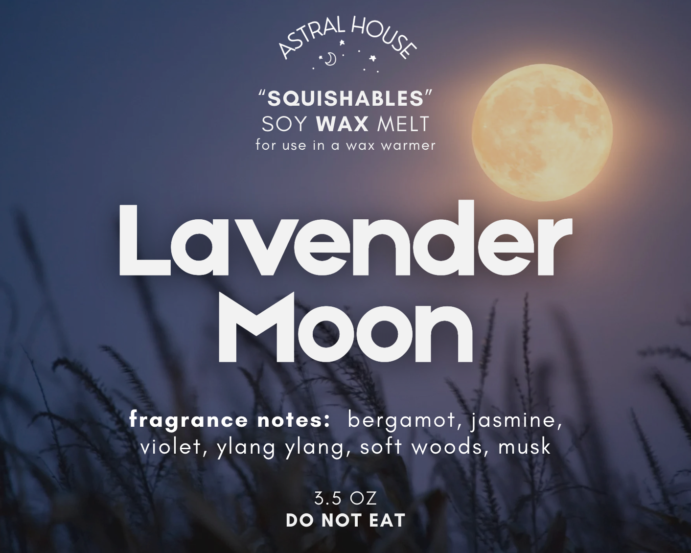 'Lavender Moon' Squeezable Wax Melt