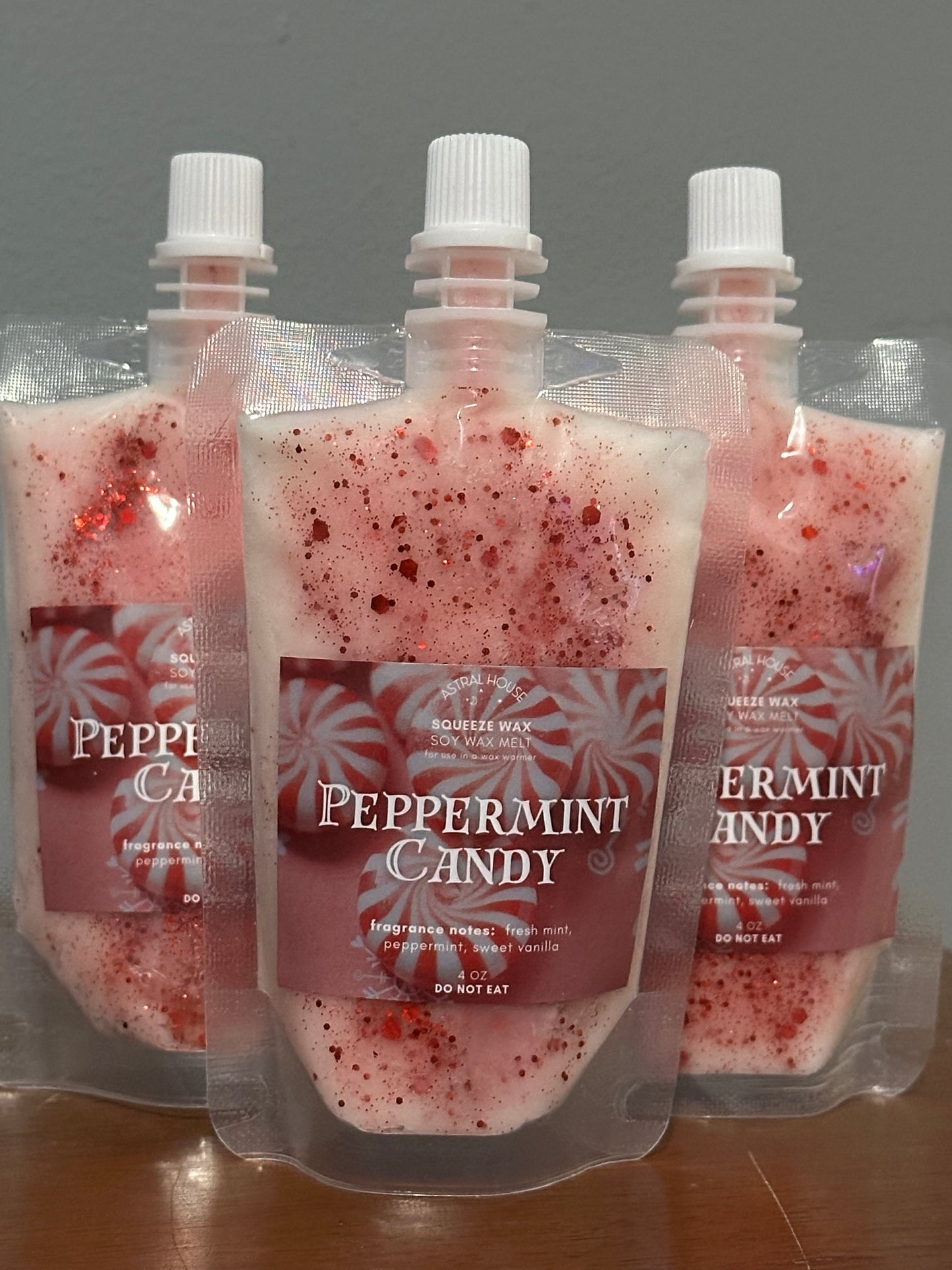 'Peppermint Candy' Squeeze Wax™ Squeezable Soy Wax Melt