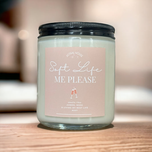 Soft Life Me Please Candle