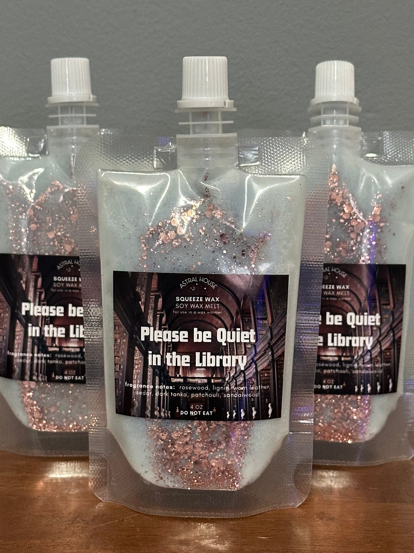 ‘Please be Quiet in the Library’ Squeeze Wax™ Squeezable Soy Wax Melt