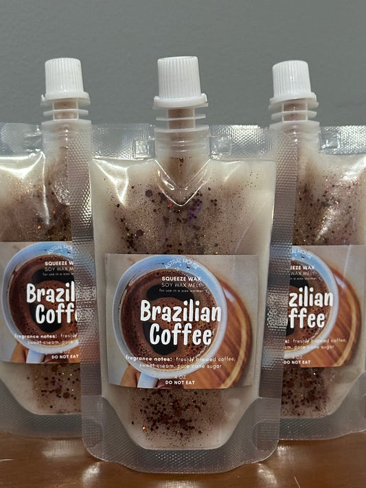 ‘Brazilian Coffee' Squeeze Wax™ Squeezable Soy Wax Melt