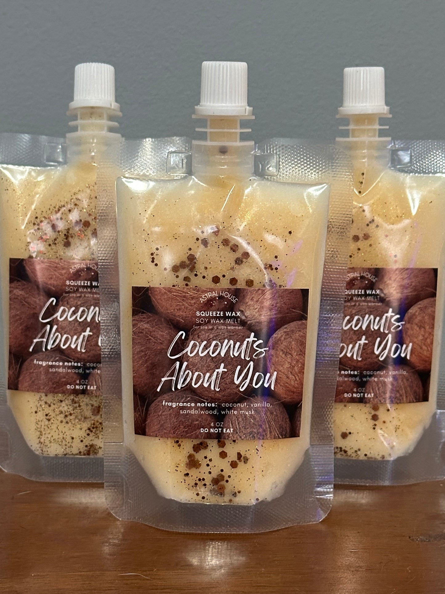 ‘Coconuts About You’ Squeeze Wax™ Squeezable Soy Wax Melt