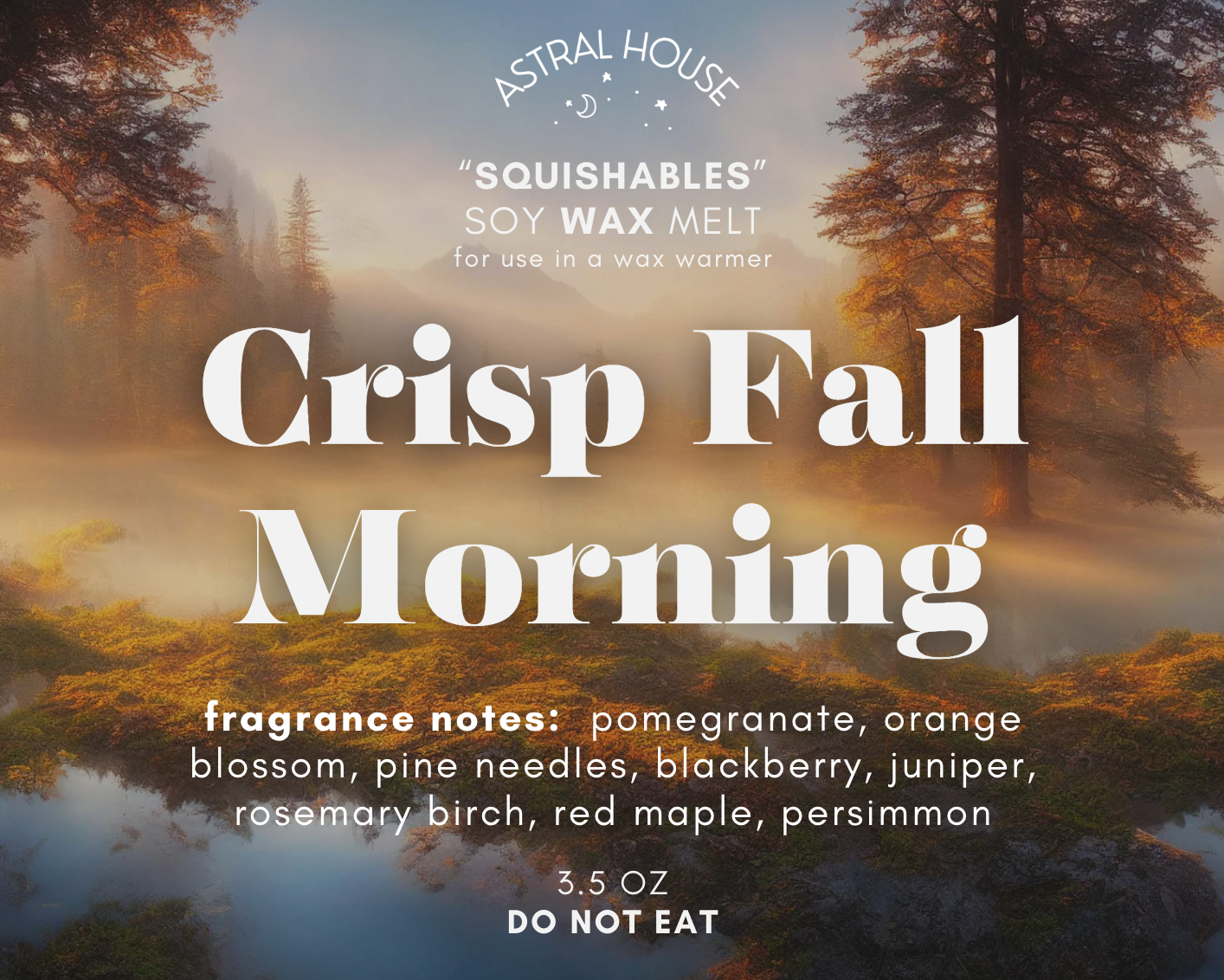 'Crisp Fall Morning' Squeezable Wax Melt