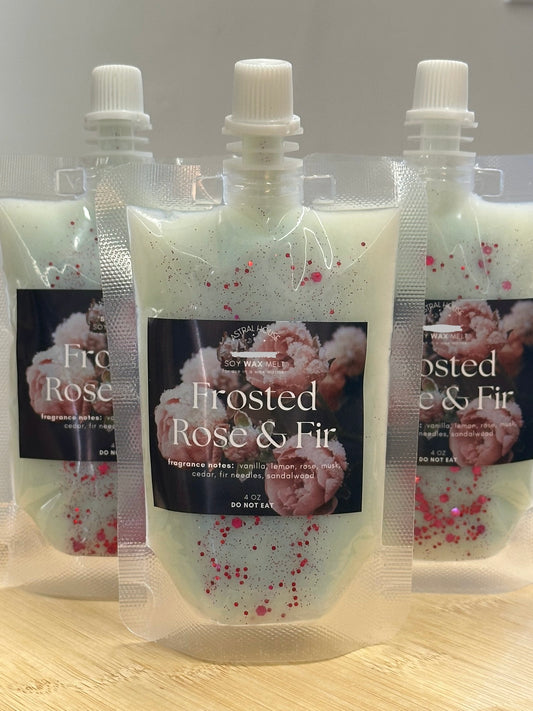 'Frosted Rose & Fir' Squeezable Wax Melt