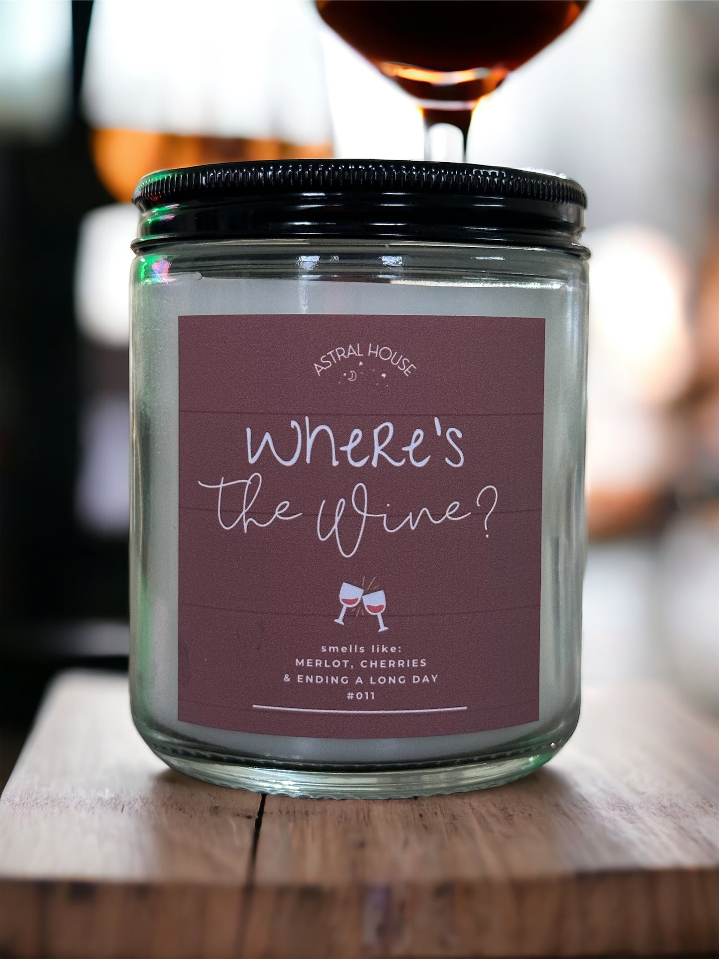 Where’s the Wine? Candle