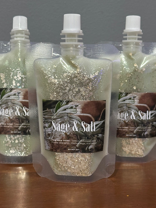 'Sage & Salt' Squeeze Wax™ Squeezable Wax Melt