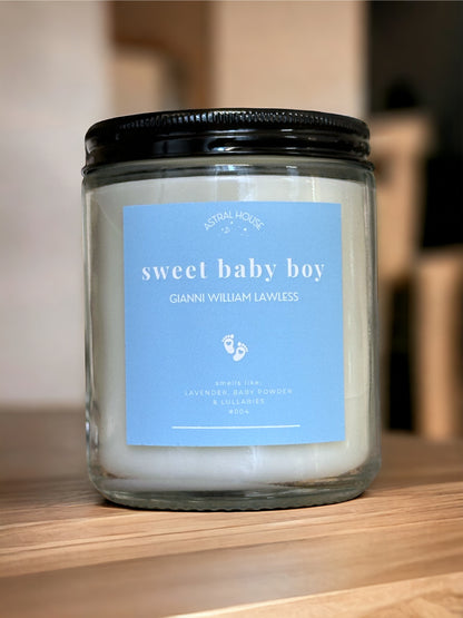 Sweet Baby Boy Candle [Custom]