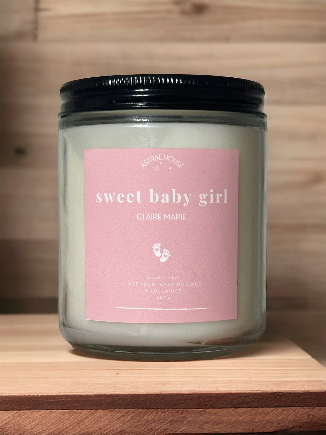 Sweet Baby Girl Candle [Custom]